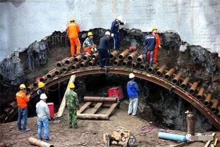武义隧道钢花管支护案例